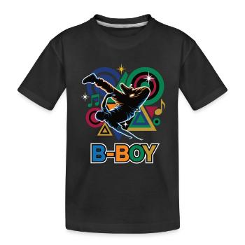 Breakdance B-Boy Hip Hop Streetdance Style - T-shirt bio Premium Enfant - noir - Devant