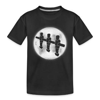Foosball Table Soccer Boys Men Table Football - Kids' Premium Organic T-Shirt - black - Front