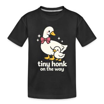 Petit Klaxon - T-shirt bio Premium Enfant - noir - Devant