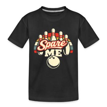 Spare Me - Kinder Premium Bio T-Shirt - Schwarz - Vorne