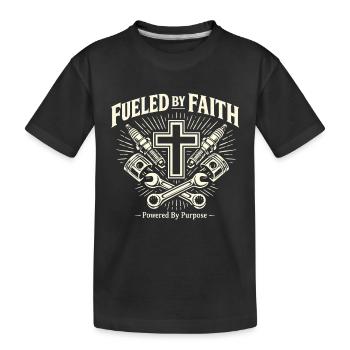 Faith Schrauber - Kinder Premium Bio T-Shirt - Schwarz - Vorne