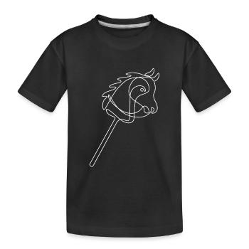Montage amateur | Équitation | Sports | Don - T-shirt bio Premium Enfant - noir - Devant