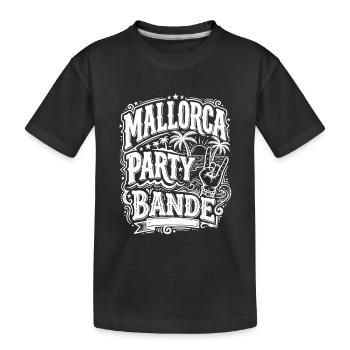 Mallorca Party Bande - Kinder Premium Bio T-Shirt - Schwarz - Vorne