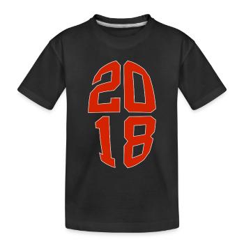 8 YEARS OLD 2018 8TH BIRTHDAY - Kids' Premium Organic T-Shirt - black - Front