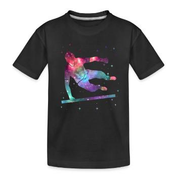Parkour spatial Freerunner Course Enfants Freerunning Freerunning - T-shirt bio Premium Enfant - noir - Devant