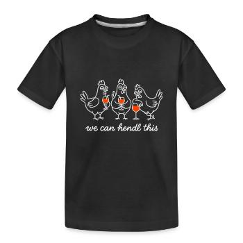 On peut le faire - T-shirt bio Premium Enfant - noir - Devant