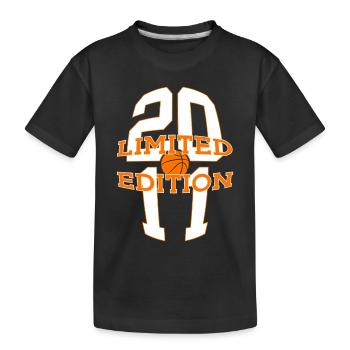 LIMITED EDITION 2011 BASKETBALL 15. GEBURTSTAG - Kinder Premium Bio T-Shirt - Schwarz - Vorne