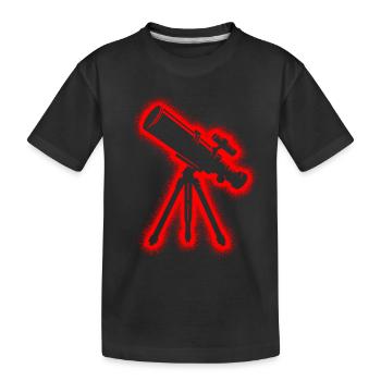 Astronomie Télescope Hommes Enfants Garçons Astronomes - T-shirt bio Premium Enfant - noir - Devant