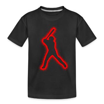Baseball garçons joueurs de baseball masculins - T-shirt bio Premium Enfant - noir - Devant