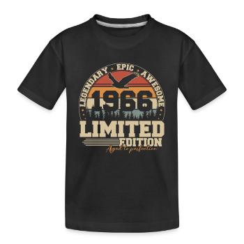 1966 Jahrgang Vintage Geburtstag Geschenk - T-shirt bio Premium Enfant - noir - Devant