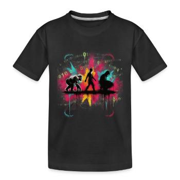 Programmeurs – Développeurs de programmation et informaticiens - T-shirt bio Premium Enfant - noir - Devant