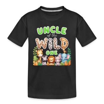 Oncle du Sauvage - T-shirt bio Premium Enfant - noir - Devant