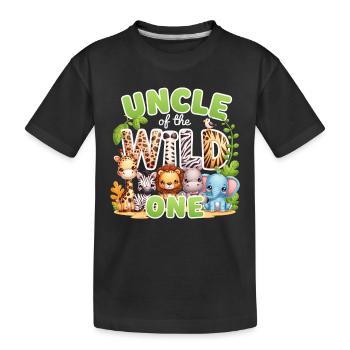 Oncle du Sauvage - T-shirt bio Premium Enfant - noir - Devant