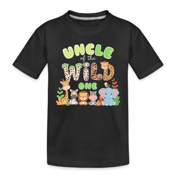 Oncle du Sauvage - T-shirt bio Premium Enfant - noir - Devant