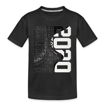 6 YEARS OLD LIMITED EDITION 2020 6TH BIRTHDAY - Kids' Premium Organic T-Shirt - black - Front