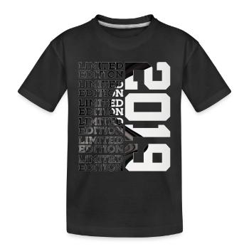 7 ANS ÉDITION LIMITÉE 2019 7E ANNIVERSAIRE - T-shirt bio Premium Enfant - noir - Devant