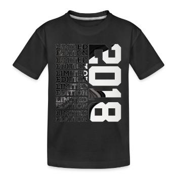8 ANS ÉDITION LIMITÉE 8E ANNIVERSAIRE 2018 - T-shirt bio Premium Enfant - noir - Devant