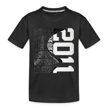 15 ANS ÉDITION LIMITÉE 2011 15E ANNIVERSAIRE - T-shirt bio Premium Enfant - noir - Devant
