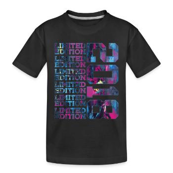 COOL 8 YEARS LIMITED EDITION 2018 8TH BIRTHDAY - Kids' Premium Organic T-Shirt - black - Front