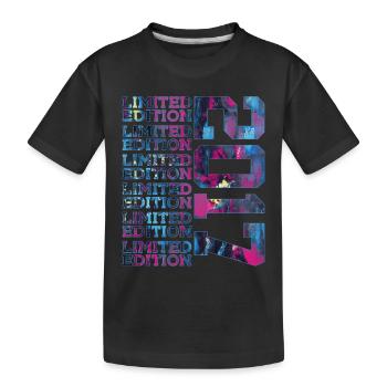 COOL 9 YEARS LIMITED EDITION 2017 9TH BIRTHDAY - Kids' Premium Organic T-Shirt - black - Front