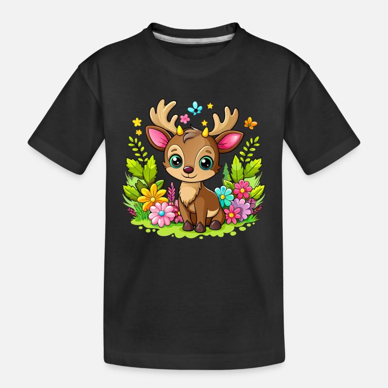 Mignon bébé orignal - T-shirt bio Premium Enfant - noir