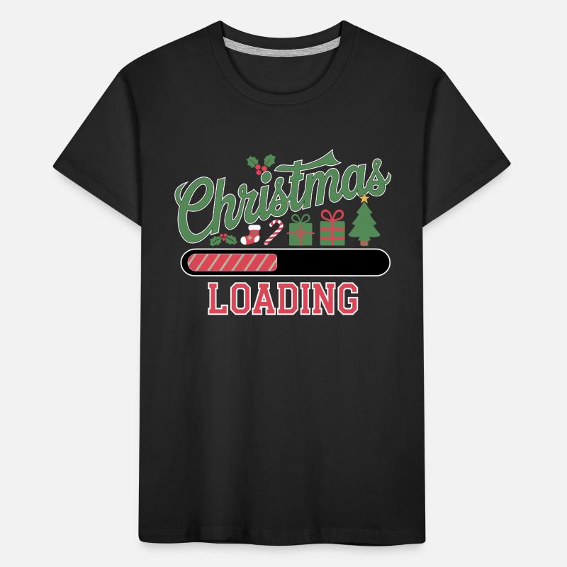 Christmas Loading Loading Bar Christmas Kids' Premium Organic T-Shirt