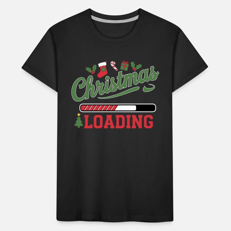 Christmas Loading Loading Bar Christmas Kids' Premium Organic T-Shirt