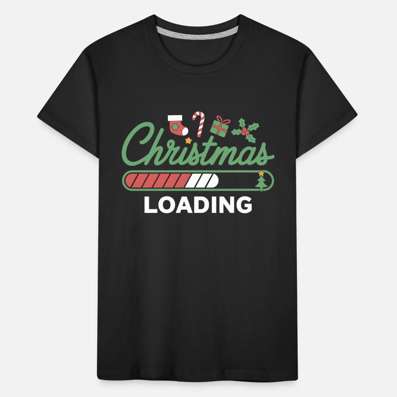 Christmas Loading Loading Bar Christmas Kids' Premium Organic T-Shirt