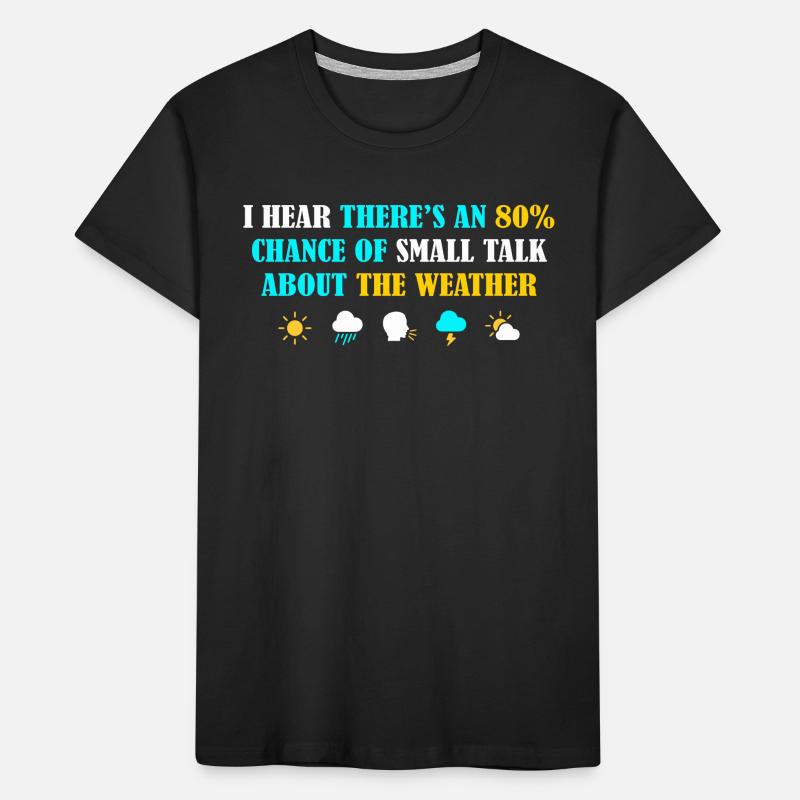 Introvert Introverted Graphic Kids' Premium Organic T-Shirt