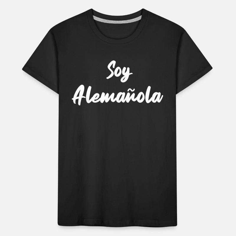 Deutsch-Spanierin Spanisch spanisch Geschenk Kinder Premium Bio T-Shirt