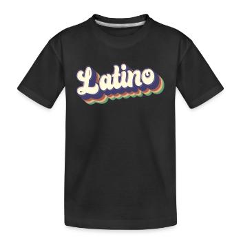 Latino - Stolze mexikanisch Spanisch Hispanic Root Men - Kinder Premium Bio T-Shirt - Schwarz - Vorne