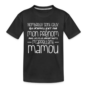 Humour Mamou - T-shirt bio Premium Enfant - noir - Devant