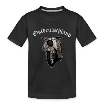 Schwalbe Tuning (braun / Rost) // Illustration - Kinder Premium Bio T-Shirt - Schwarz - Vorne
