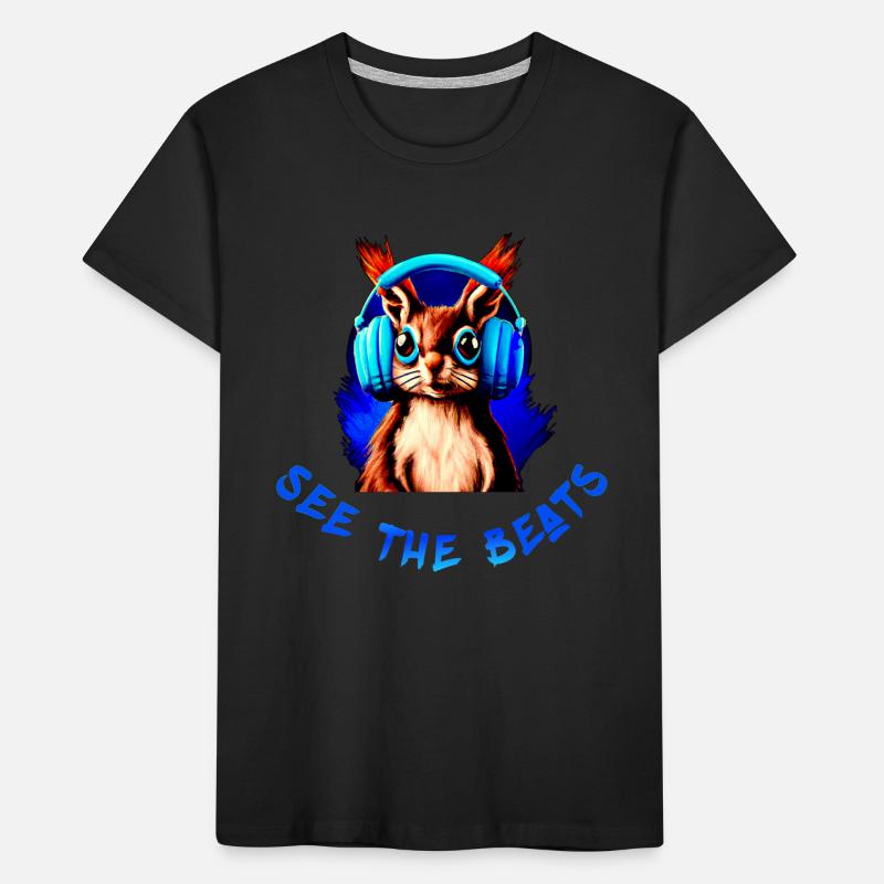 Squirrel / Eichhörnchen / Chipmunks Kids' Premium Organic T-Shirt