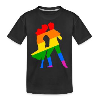 Tango LGBTQIA+ - T-shirt bio Premium Enfant - noir - Devant