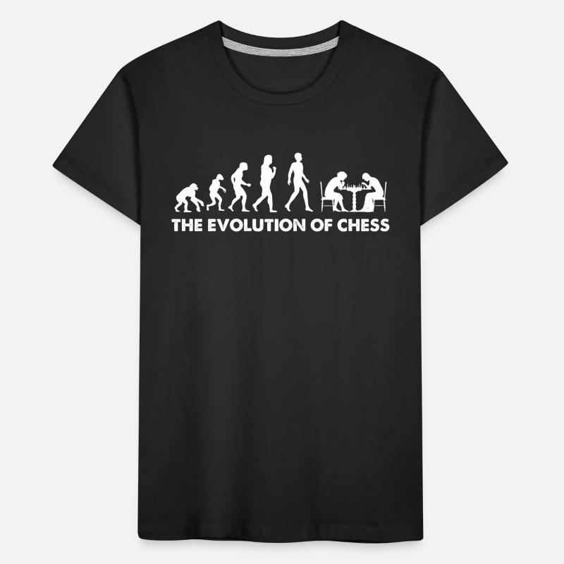 L’évolution des échecs T-shirt bio Premium Enfant