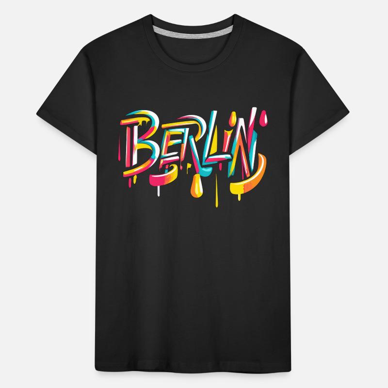Berlin Graffiti T-shirt bio Premium Enfant