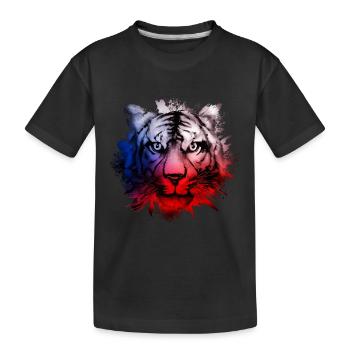 Tschechische Republik - Kinder Premium Bio T-Shirt - Schwarz - Vorne