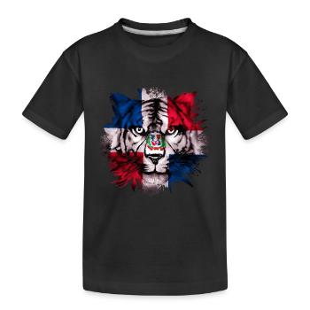 République dominicaine - T-shirt bio Premium Enfant - noir - Devant