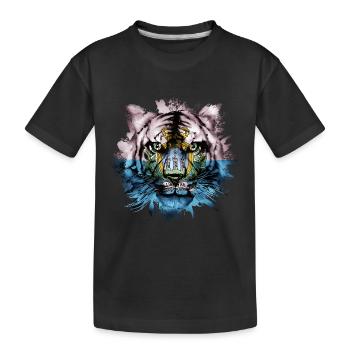 San Marino - Kinder Premium Bio T-Shirt - Schwarz - Vorne