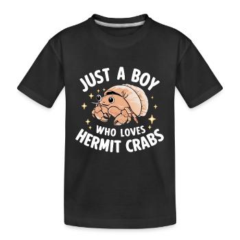 Crabe Crabe Crabe Crabe Crabe Crabe - T-shirt bio Premium Enfant - noir - Devant