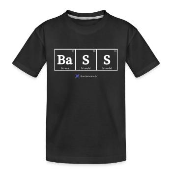 Basse (tissus foncés) - T-shirt bio Premium Enfant - noir - Devant