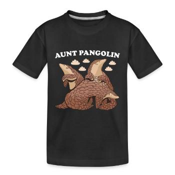 Tante Pangolin - T-shirt bio Premium Enfant - noir - Devant