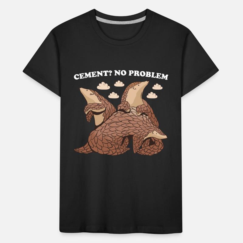Cement? No Problem! Pangolin Kids' Premium Organic T-Shirt