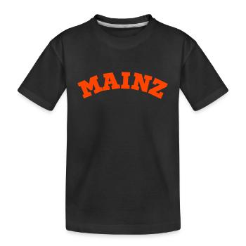 Mainz - Kinder Premium Bio T-Shirt - Schwarz - Vorne