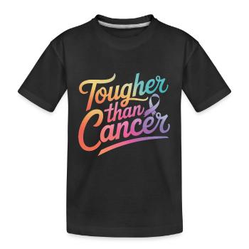 Sensibilisation au cancer Cancer Cancer du sein - T-shirt bio Premium Enfant - noir - Devant