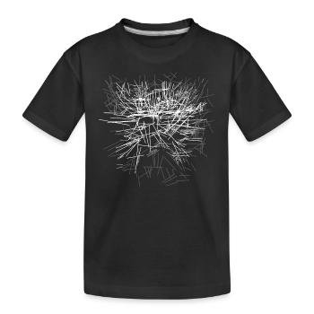 Gothic - Viking - abstract - Kids' Premium Organic T-Shirt - black - Front