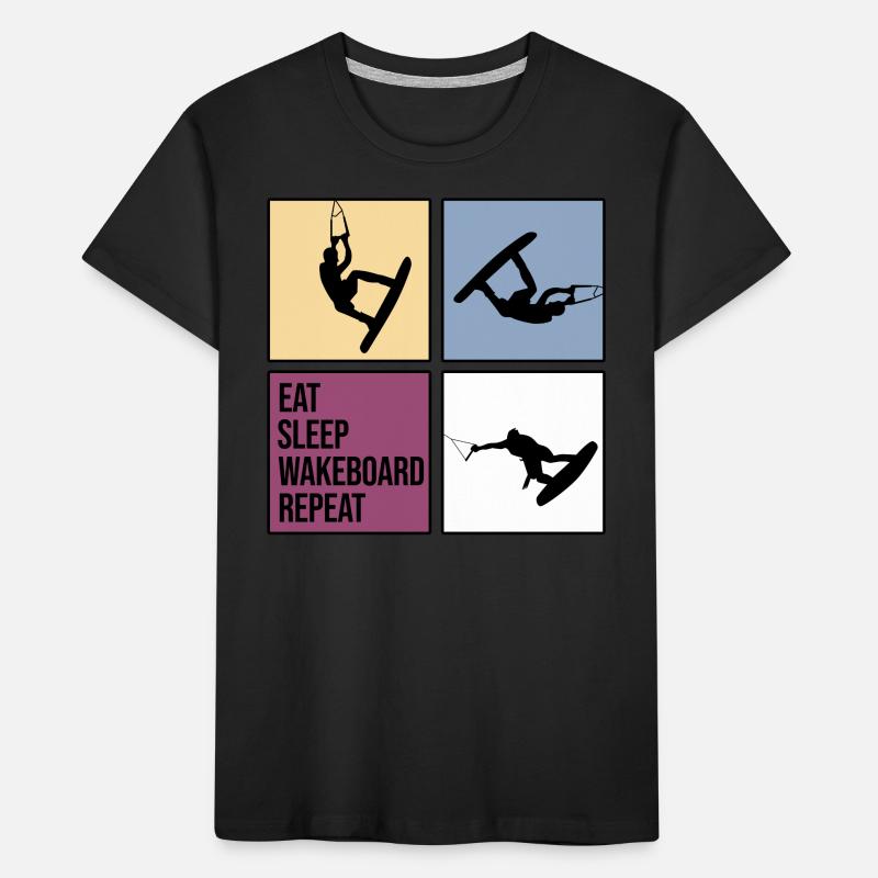 wakeboard wakeboard câble wasserratte répéter T-shirt bio Premium Enfant