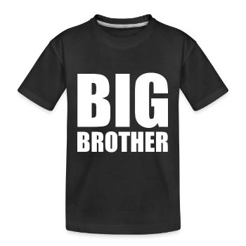 Big brother - T-shirt bio Premium Enfant - noir - Devant