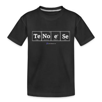 Tenöse (dunkle Stoffe) - Kinder Premium Bio T-Shirt - Schwarz - Vorne